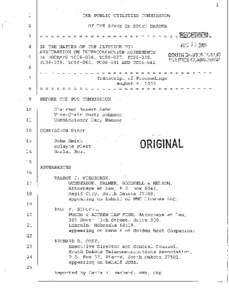 THE PUBLIC UTILITIES COMMISSION OF THE STATE OF SOUTH DAKOTA ARBITRATION ON INTERCONNECTION AGREEMENTS IN DOCKETS TC06-036, TC06-037, TC06-038, TC06-039, TC06-040, TC06-041 AND TC06-042