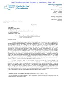 Case 5:15-cvDNH-TWD Document 99 FiledPage 1 of 5 Public Service Commission Audrey Zibelman Chair Patricia L. Acampora Gregg C. Sayre