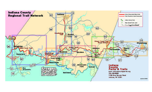 Indiana County Regional Trail Network 119  Indiana