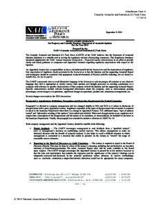 Attachment Four-A Casualty Actuarial and Statistical (C) Task Force[removed]September 9, 2014