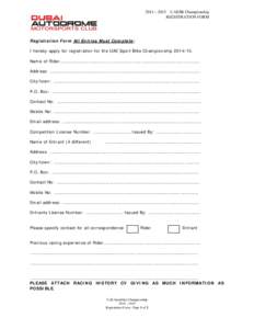 Microsoft Word - UAESBC CHAMPIONSHIP REGISTRATION FORM[removed]docx