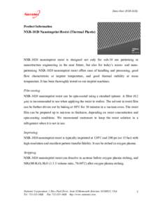 Microsoft Word - NXR-1020 Data Sheet.doc