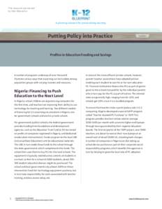 This resource sponsored by Intel Education A planning resource for personalizing learning  Putting Policy into Practice