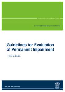 Guidelines to Evaluation of Permanent Impairment