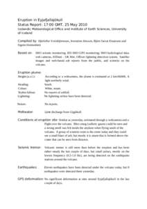 Stratovolcanoes / Volcanoes of Iceland / Volcanism of Iceland / Eruptions of Eyjafjallajökull / Eyjafjallajökull / Types of volcanic eruptions / Grímsvötn / Geology / Volcanology / Volcanism