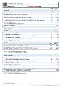 Resume statistique - Chanterelle