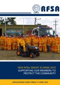 Recreational vehicle / Public safety / New South Wales Rural Fire Service / Wildland fire suppression / Hose reel