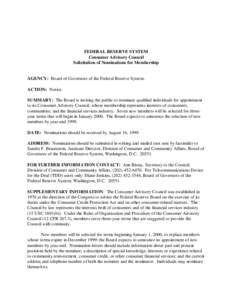 Politics of the United States / Community Reinvestment Act / Federal Reserve Board of Governors / Economy of the United States / United States / Federal Reserve Bank of St. Louis / Structure of the Federal Reserve System / United States federal banking legislation / Community development / Federal Reserve System