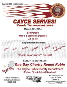 Cayce Tennis 2014 flyer final