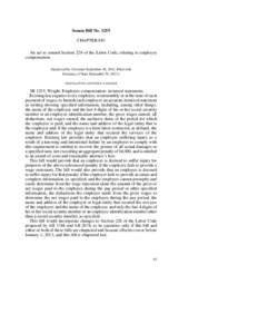 Senate Bill NoCHAPTER 843 An act to amend Section 226 of the Labor Code, relating to employee compensation. [Approved by Governor September 30, 2012. Filed with Secretary of State September 30, 2012.]