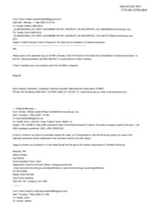 AGS.002.081.0001  CTH.001.0735.0001 From: Kevin Herbert<kevinherbert@bigpond.com> Date Sent: Monday, 11 May 2009 10:37:40 To: Kimber, William<IMCEAEX_O=MESSAGING_OU=FIRST+20ADMINISTRATIVE+20GROUP_CN=RECIPIENTS_CN=A06926@