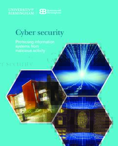Cyber security Protecting information systems from malicious activity  2