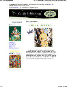 News From Curtis Publishing  1 of 4