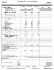 State of Mississippi Form MBRBUDGET REQUEST FOR FISCAL YEAR ENDING JUNE 30, 2017  Mississippi Valley State University - Restricted