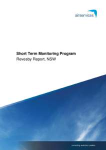 Short Term Monitoring Program Final Report