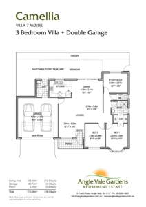 Camellia VILLA 7 AV2(D)L 3 Bedroom Villa + Double Garage  Living Area