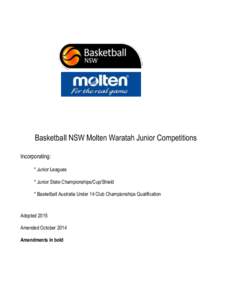Team sports / Mercy rule / Zone defense / Technical foul / Overtime / Shot clock / Association football in New South Wales / Sports / Basketball / Rules of basketball