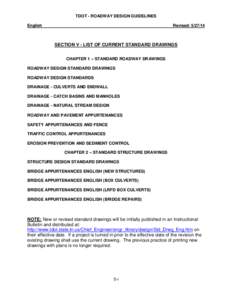 TDOT - ROADWAY DESIGN GUIDELINES English Revised: [removed]U