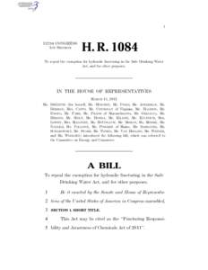 I  112TH CONGRESS 1ST SESSION  H. R. 1084