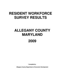 Allegany County Resident Workforce Questionnaire