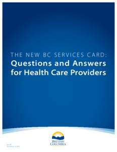 BC Services Card Q&As for Health Care Providers