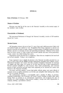 Socialist parties / Elections in Senegal / Sopi Coalition / Senegalese Democratic Party / Socialist Party of Senegal / Politics of Senegal / Abdou Diouf / Abdoulaye Wade / Senate of Senegal / Senegal / Politics / Liberal parties