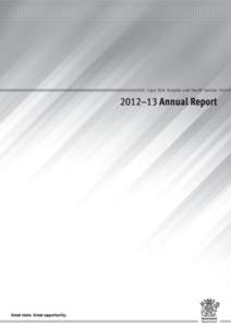 Cape York Hospital and Health Service  Cape York Hospital and Health Service Annual Report[removed]Table of contents Letter of compliance....................................................................... 1