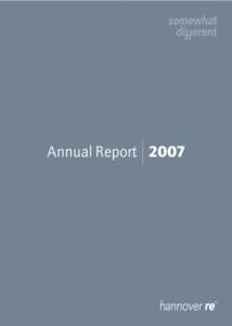 Annual Report[removed]hannover re R