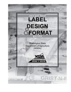 non-pet food  label design format