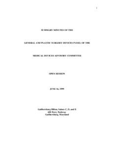 Medical informatics / Laparoscopic surgery / Mark Talamini / Food and Drug Administration / Intuitive Surgical / Computer-assisted surgery / Center for Devices and Radiological Health / Medical device / Breast implant / Medicine / Surgery / Endoscopy