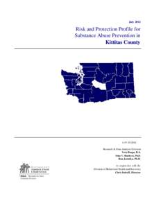 July[removed]Risk and Protection Profile for Substance Abuse Prevention in Kittitas County