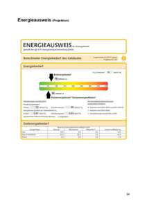 Energieausweis (Projektion)  34 