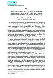 Fisheries / Ichthyology / Megafauna / Longbill spearfish / Tetrapturus / White marlin / International Commission for the Conservation of Atlantic Tunas / Pelagic fish / Marlin / Fish / Istiophoridae / Sport fish