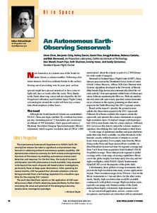 AI in Space  An Autonomous EarthObserving Sensorweb Editor: Richard Doyle Jet Propulsion Lab