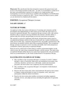 Rehabilitation medicine / Allied health professions / Therapy / Occupational therapist / Psychotherapy / Physical therapy / Occupational safety and health / Medicine / Health / Occupational therapy