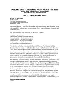 Education / Alternative education / Evaluation / New England Association of Schools and Colleges / Progressive education / David Gunn / David Behrman / Dennis Báthory-Kitsz / Vermont / Music / Washington County /  Vermont / Goddard College