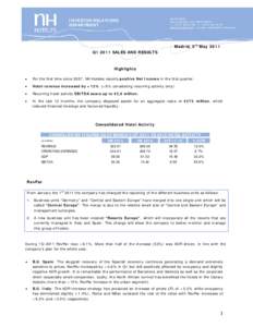 Microsoft Word - NH Hoteles_Sales and Results Q1 2011.doc