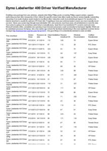 Seiko Epson / DYMO Corporation / Google Chrome OS / Software / Technology / Device drivers / Computer hardware / Printer driver