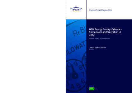 Microsoft Word - NSW Energy Savings Scheme - Compliance and Operation inAnnual Report to the Minister - JulyFIN