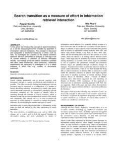 Information / Information seeking behavior / Relevance / Search engine indexing / Full text search / XML-Retrieval / Information seeking / Relevance feedback / Collaborative information seeking / Information science / Information retrieval / Science