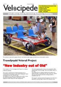 JulyVelocipede Newsletter Number 10.1