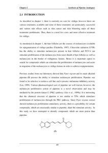Chapter 2  Synthesis of Piperine Analogues