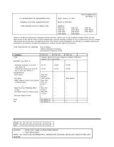 TCDS NUMBER E3NE REVISION: 15 U.S. DEPARTMENT OF TRANSPORTATION