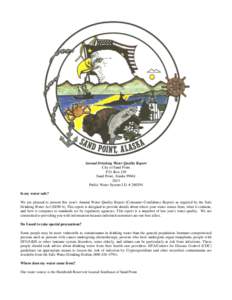 Annual Drinking Water Quality Report City of Sand Point P.O. Box 249 Sand Point, AlaskaPublic Water System I.D. # 260294