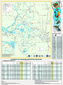 Sacramento-San Joaquin Delta Recreational Boating Map