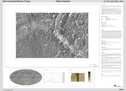 Padua Chasmata Semi-controlled Mosaic of Dione  Sd 1M[removed]SMN, 2008