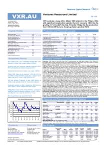 Resource Capital Research  Venturex Resources Limited VXR.AU