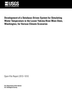 Yakima /  Washington / Roza Dam / Kiona /  Washington / Yakima River / Global warming / West Richland /  Washington / Washington / Geography of the United States / Tri-Cities /  Washington