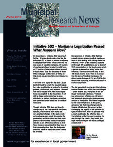 Municipal  Research News Winter 2013
