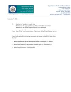 Department of Health and Human Services Commissioner’s Office 221 State Street # 11 State House Station Augusta, Maine[removed]Tel: ([removed]